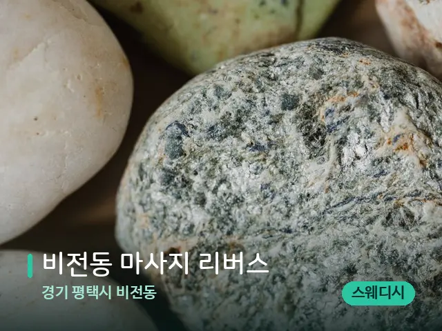 경기 평택시 비전동 비전동 마사지 리버스 — 핫스톤을 올린 관리 장면