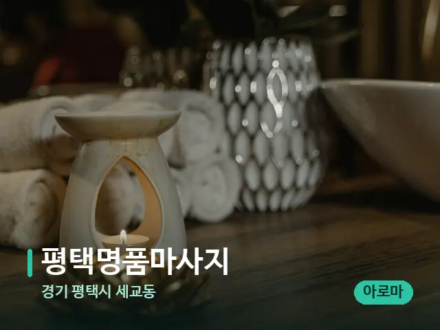 경기 평택시 세교동 평택명품마사지 — 스파 마사지 베드