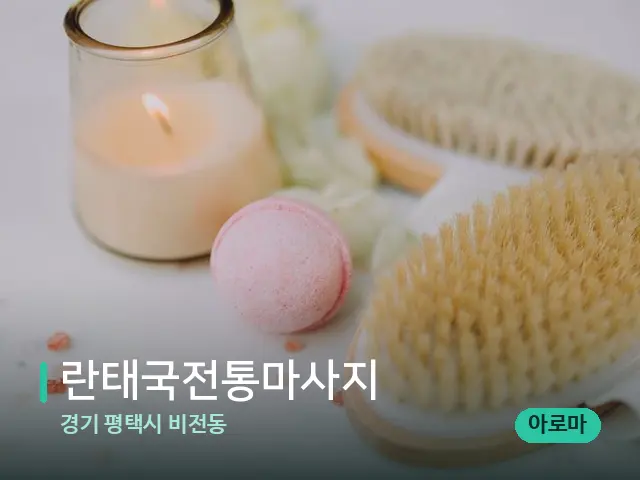 경기 평택시 비전동 란태국전통마사지 — 스파 마사지 베드