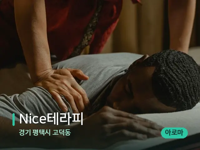 경기 평택시 고덕동 Nice테라피 — 마사지 관리를 받는 장면