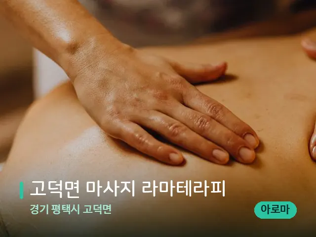 경기 평택시 고덕면 고덕면 마사지 라마테라피 — 마사지 관리를 받는 장면