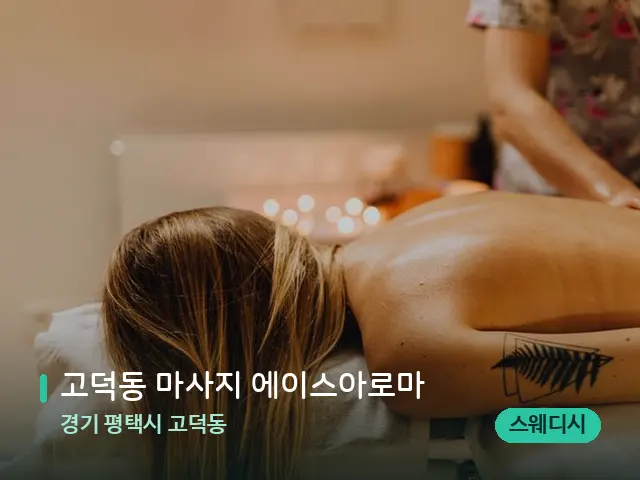 경기 평택시 고덕동 고덕동 마사지 에이스아로마 — 마사지 관리를 받는 장면