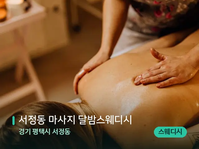 경기 평택시 서정동 서정동 마사지 달밤스웨디시 — 마사지 관리를 받는 장면